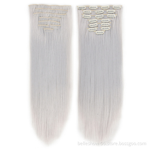 Xin Si wholesale hair extensions clip in hair extensions blonde hair  silky straight hair extensions